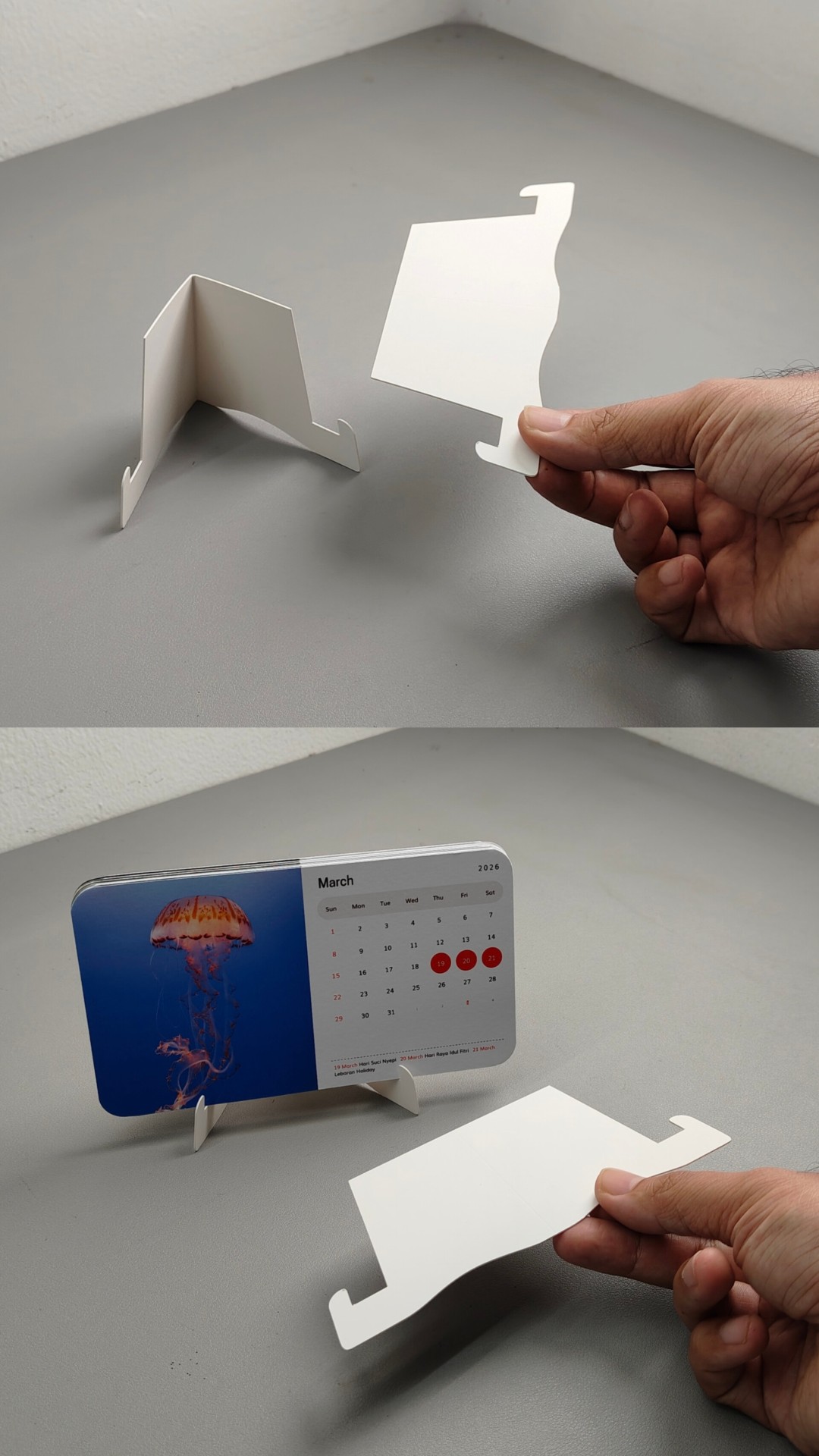 Finished DIY Paper  template